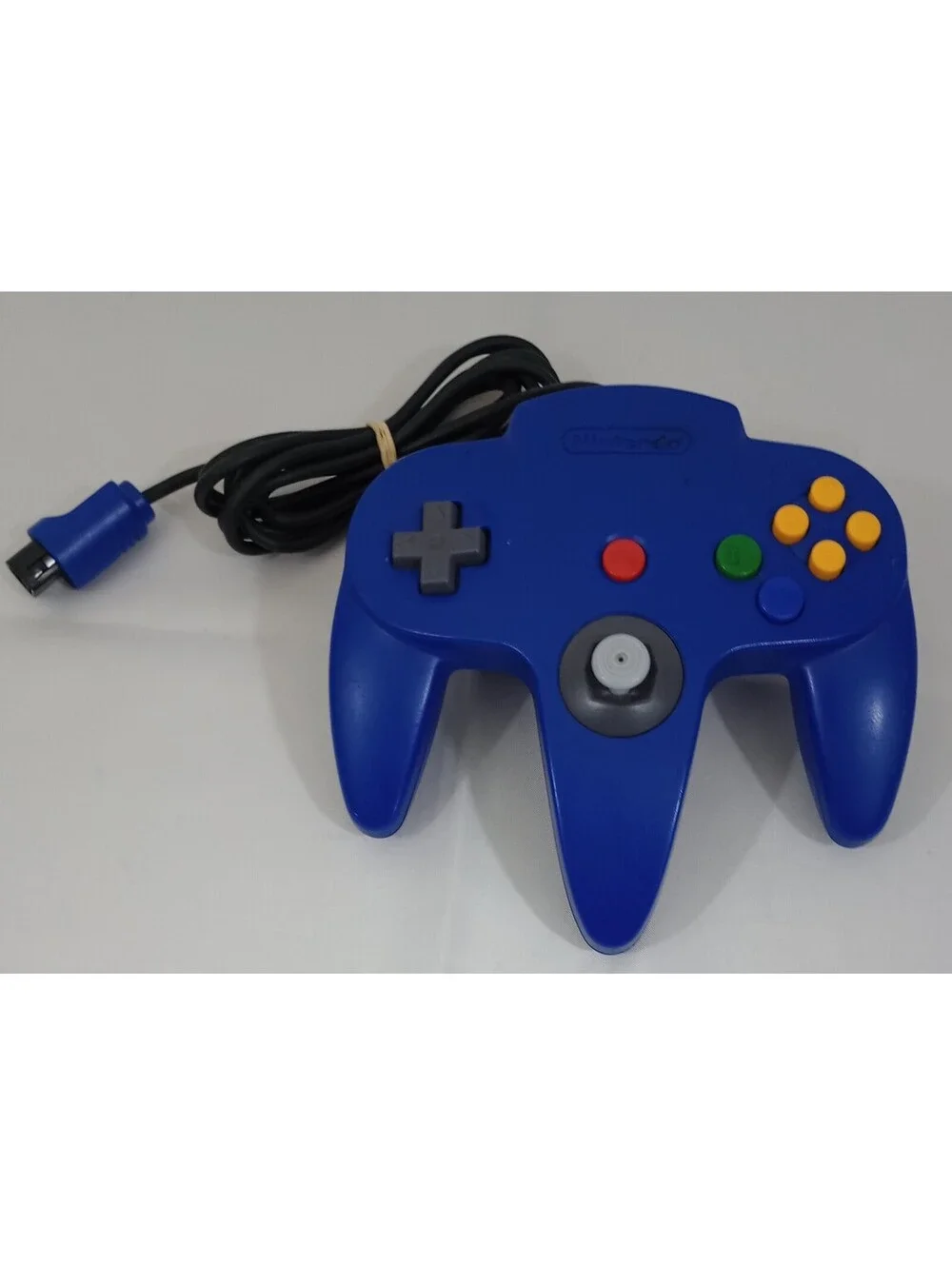 Nintendo 64 N64 OEM Authentic NUS-005 Controller Blue *Tested & Working